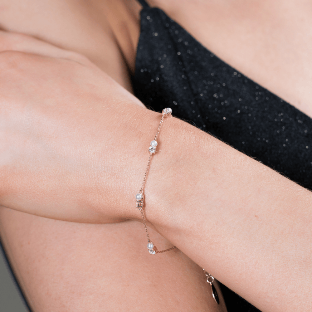 Georgini Bracelet Georgini Noel Nights Snow Drop Bracelet Rose Gold Brand