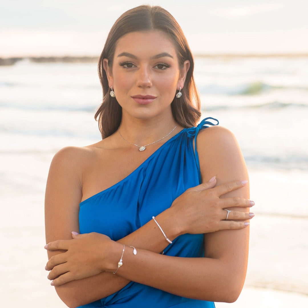 Georgini Bracelet Georgini Oceans Noosa Freshwater Pearl Bracelet Silver Brand
