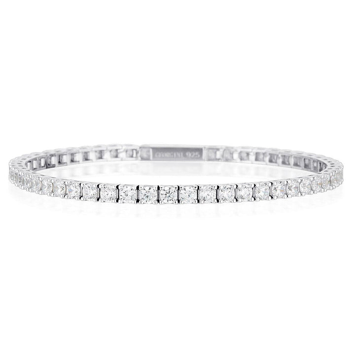 Georgini Bracelet Georgini Selena 3mm Tennis Bracelet Silver 17.5cm Brand