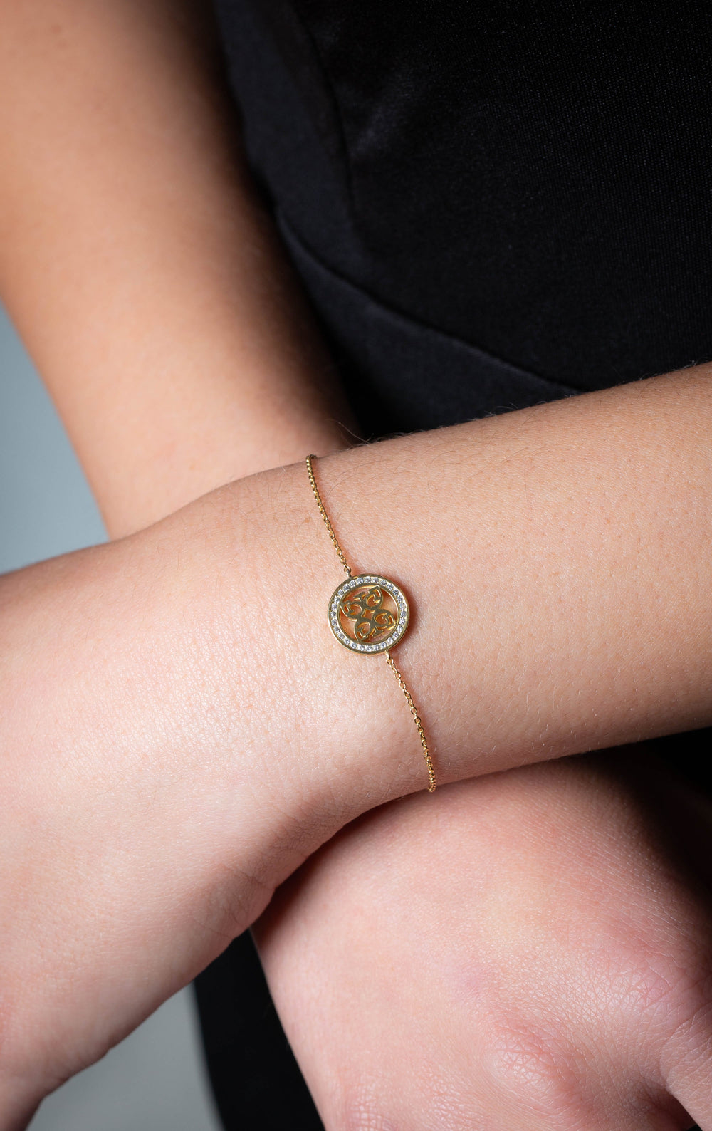 Georgini Bracelet Georgini Signature Medalion Bracelet Gold Brand