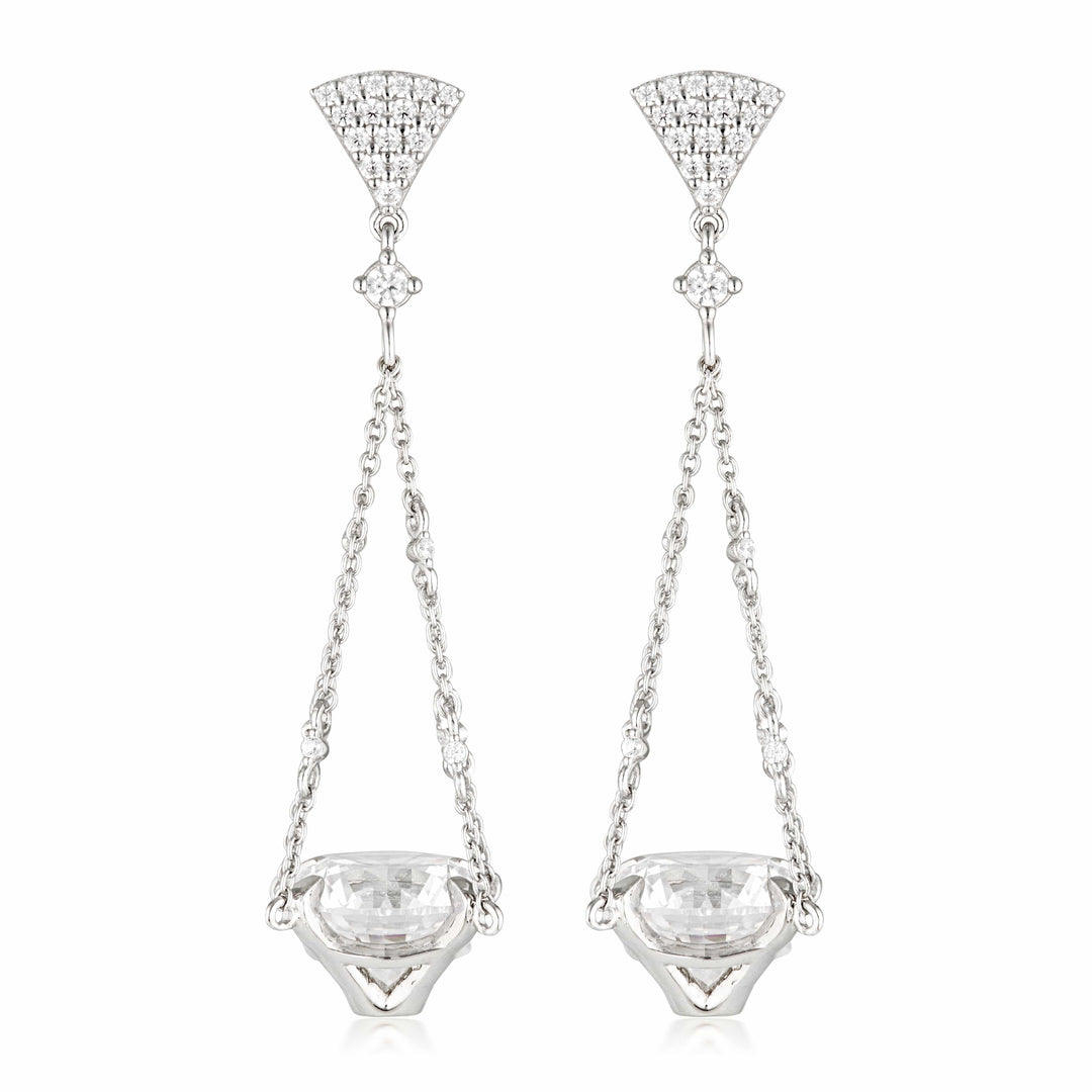 Georgini Earring Georgini Summer Sorbet Brilliant Bouquet Earrings Silver Brand