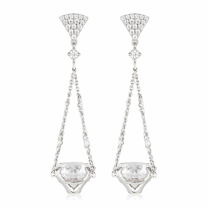 Georgini Earring Georgini Summer Sorbet Brilliant Bouquet Earrings Silver Brand