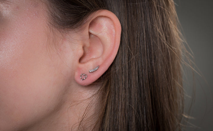 Georgini Earring Georgini Summer Sorbet Candy Cupid Earrings Pink Silver Brand